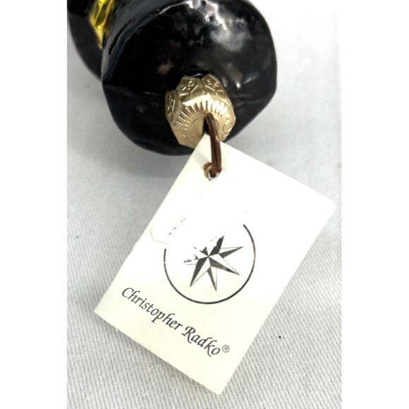 Christopher Radko Blown Glass Ornament Slim Chuckles 9" Hand Painted Vintage - Picture 9 of 9